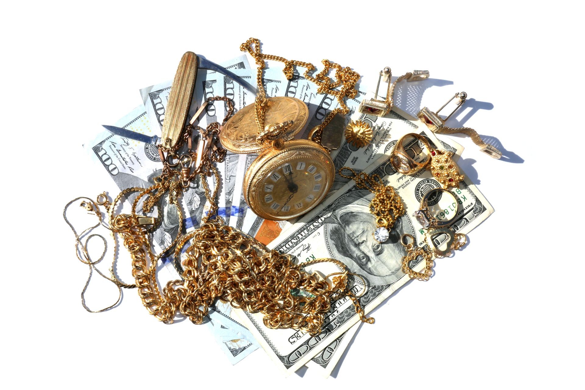 Sell your old broken gold jewelry for Cash. Cash for gold. Computer scrap gold for cash. 